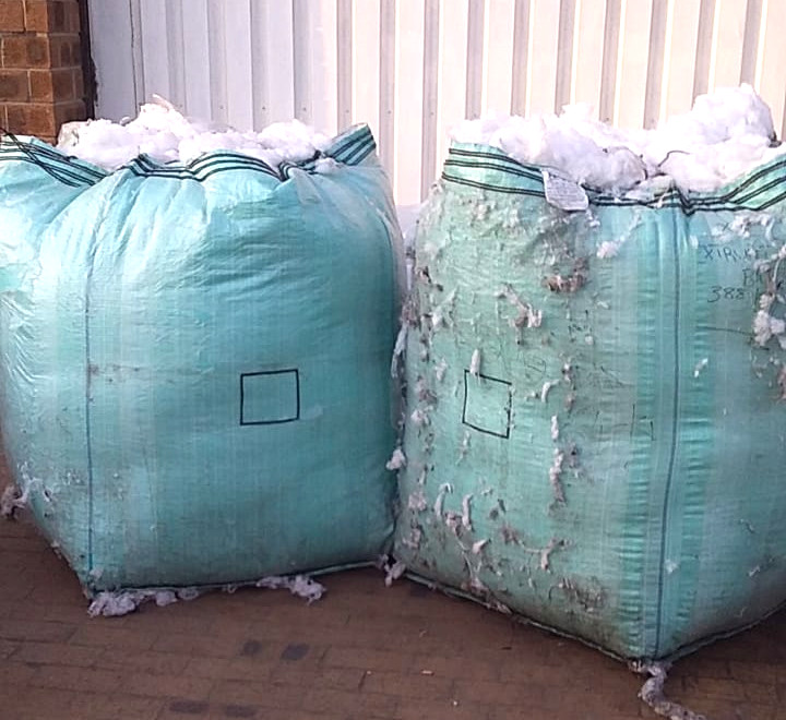100kg Bag of Fine Fibre Stuffing